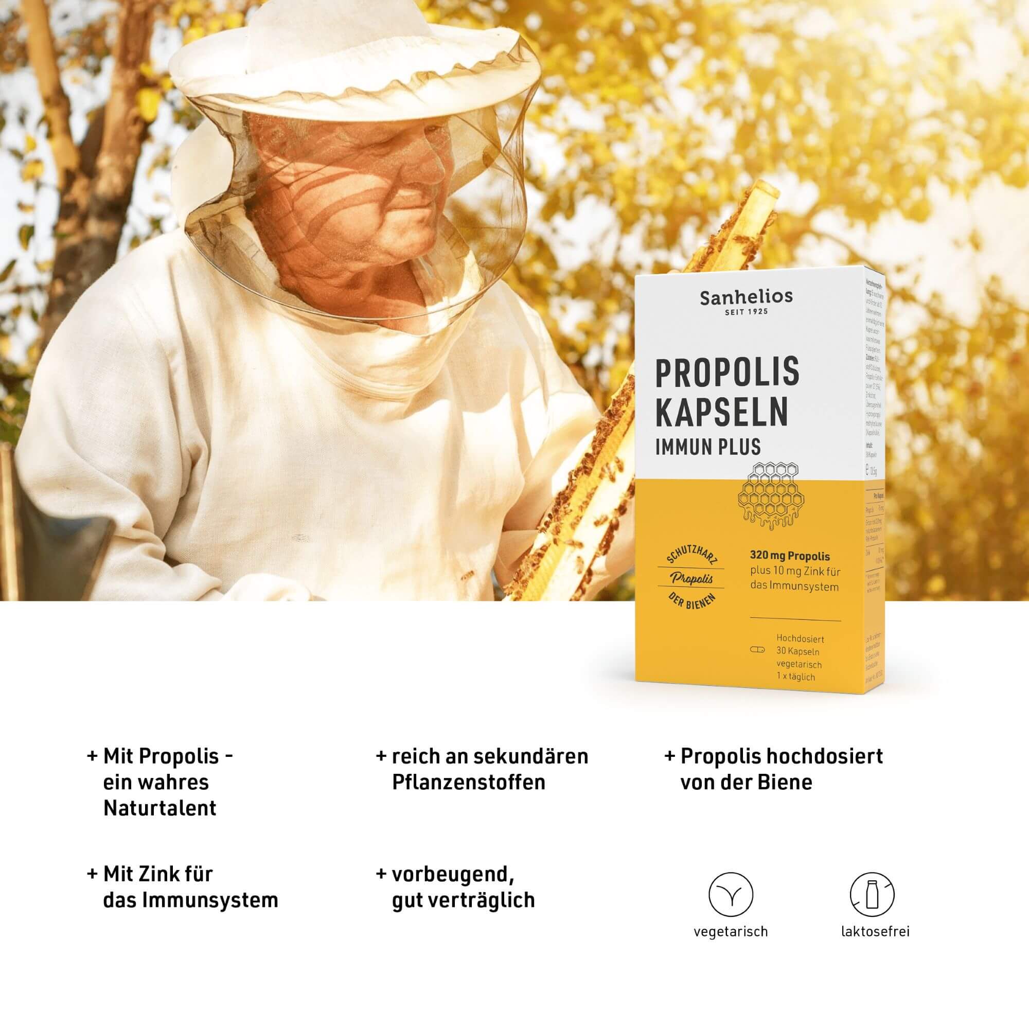Sanhelios Propolis Kapseln Immun Plus