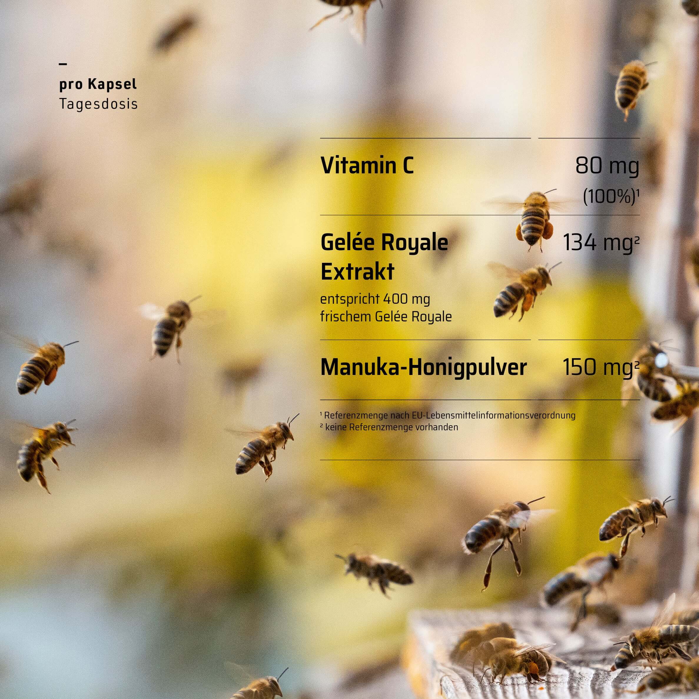 Sanhelios Manuka-Honig und Gelée Royale Kapseln, 30St.