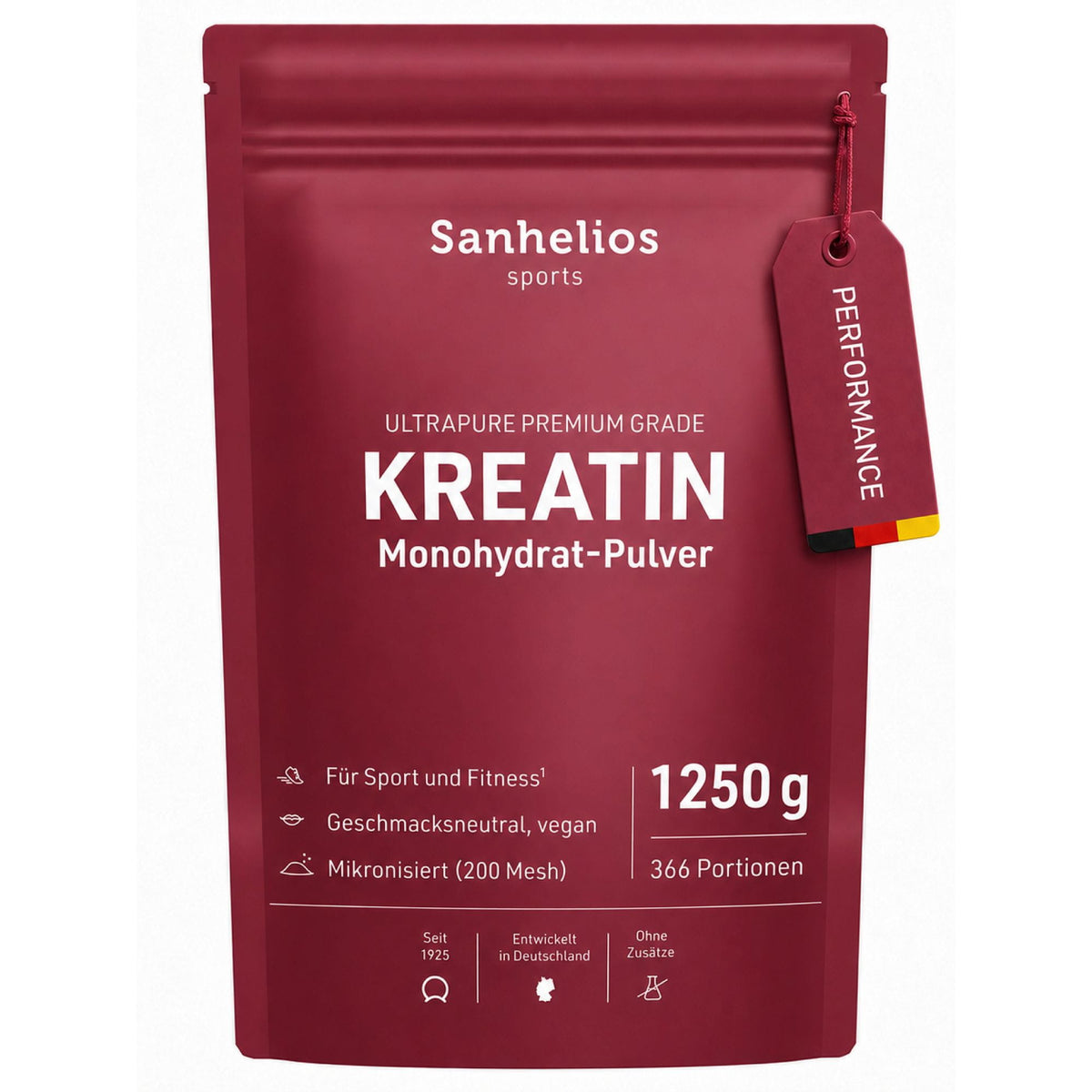 Sanhelios Kreatin Monohydrat-Pulver