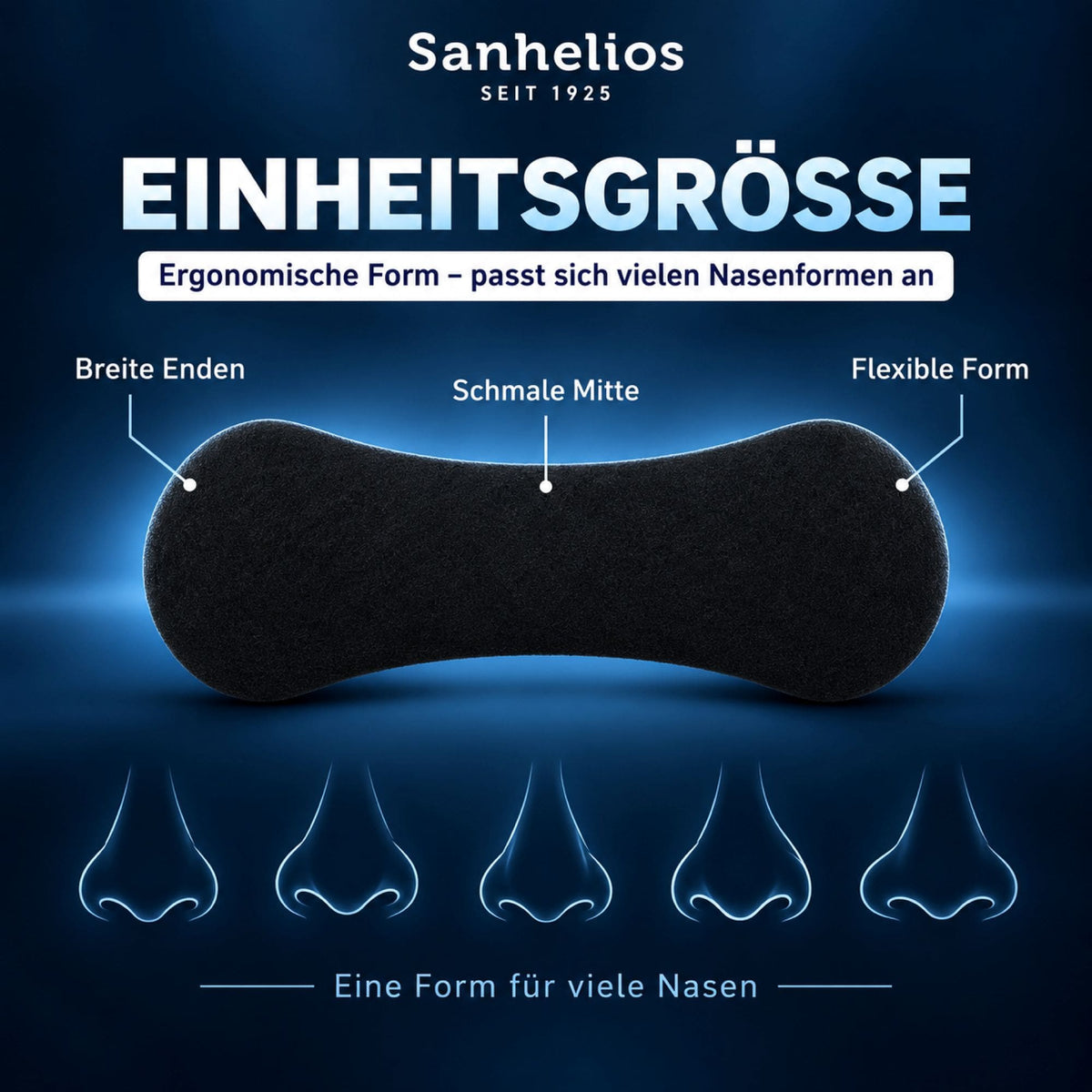 Sanhelios Nasenpflaster – Freier atmen bei Schlaf & Sport