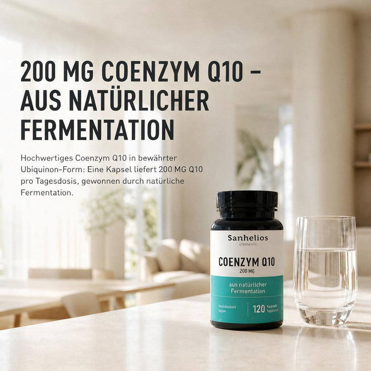 Sanhelios Coenzym Q10 200 mg, 120 Kapseln