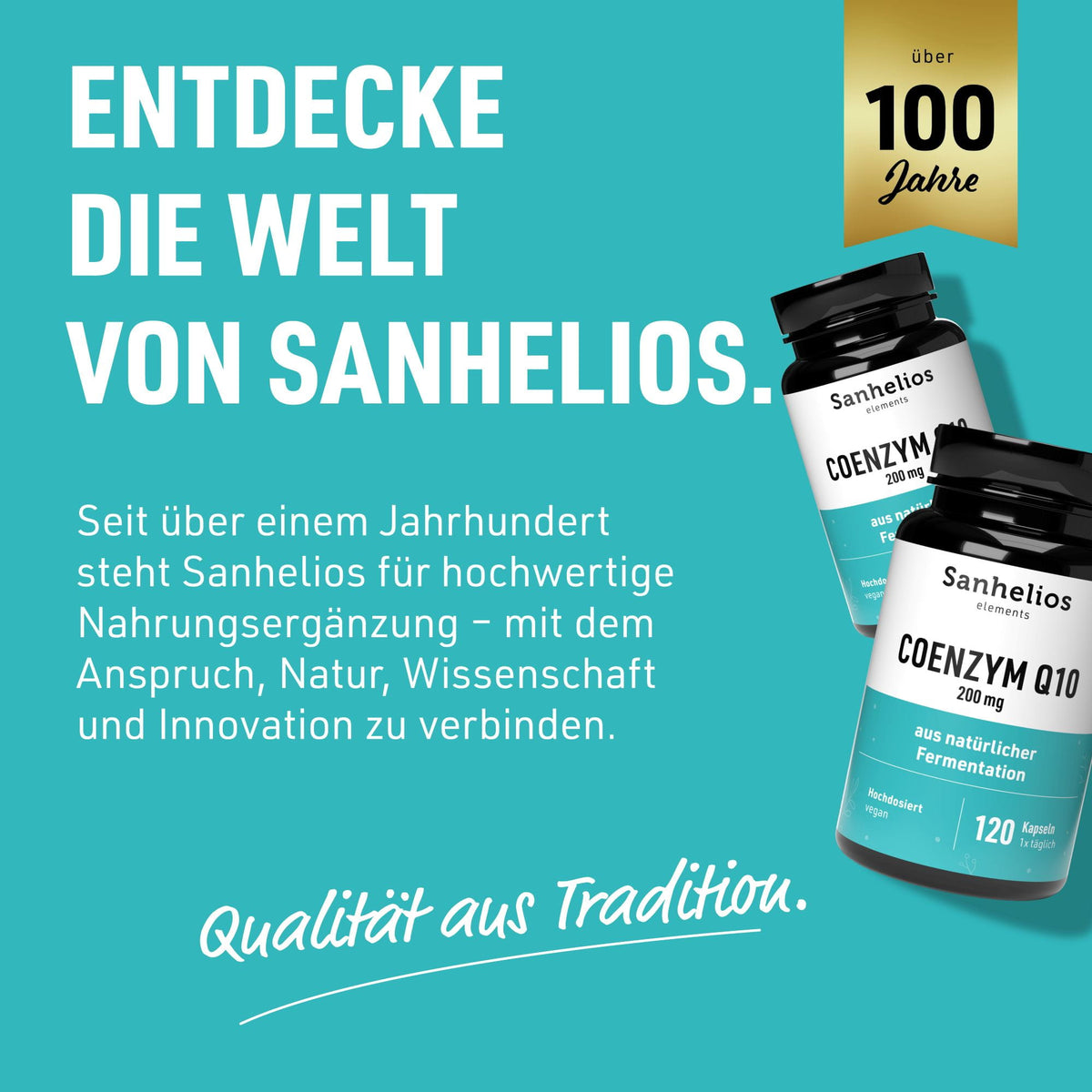Sanhelios Coenzym Q10 200 mg, 120 Kapseln