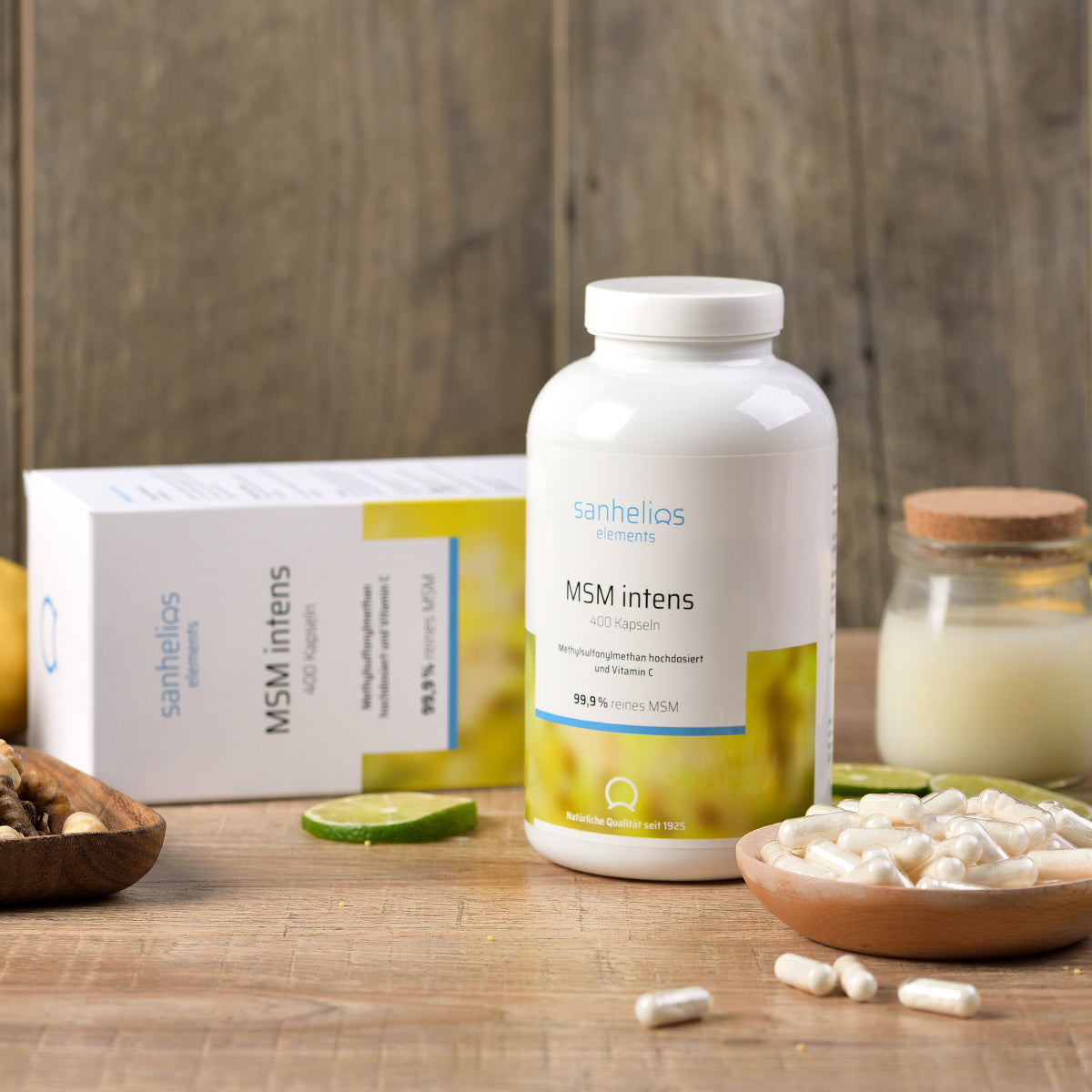 Sanhelios® MSM + Vitamin C 1600 mg Kapseln 400 St. - Sanhelios-Shop