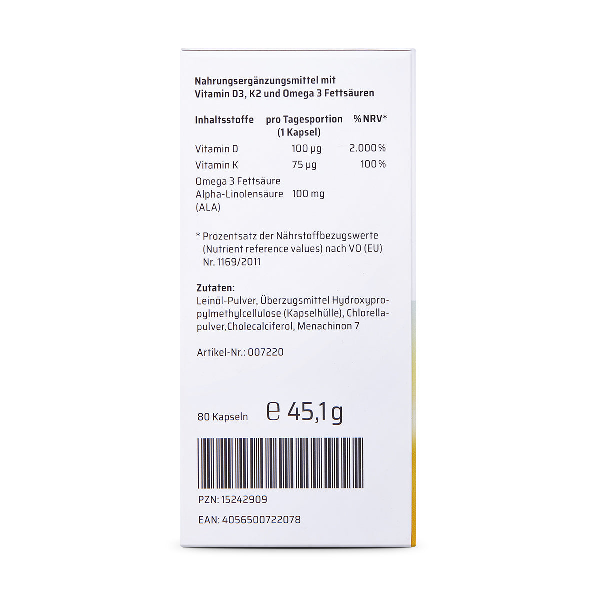 Sanhelios® Sonnenvitamin-Komplex für 400 Tage - Sanhelios-Shop