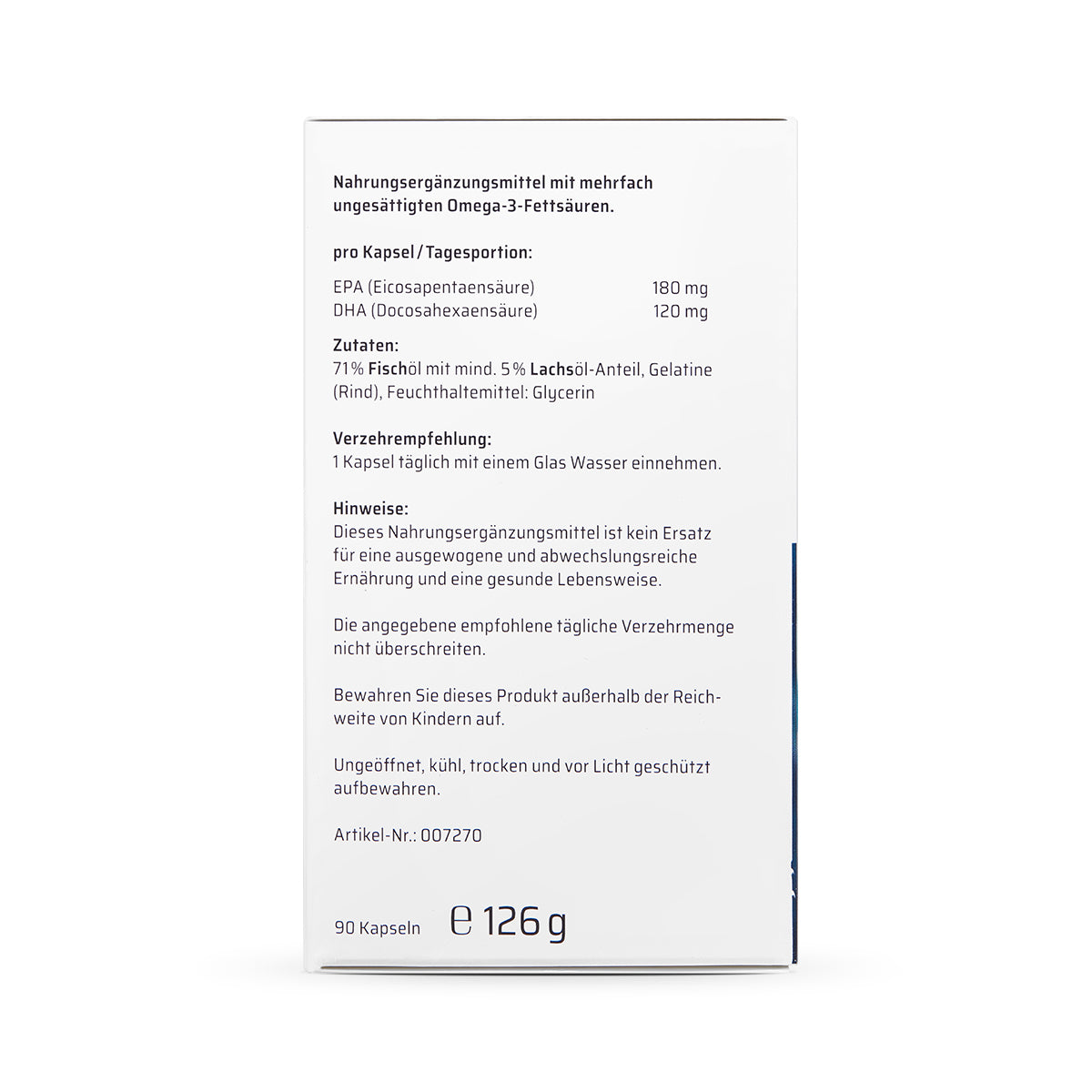 Sanhelios® OMEGA 3 1000 mg Kapseln 90 St. - Sanhelios-Shop