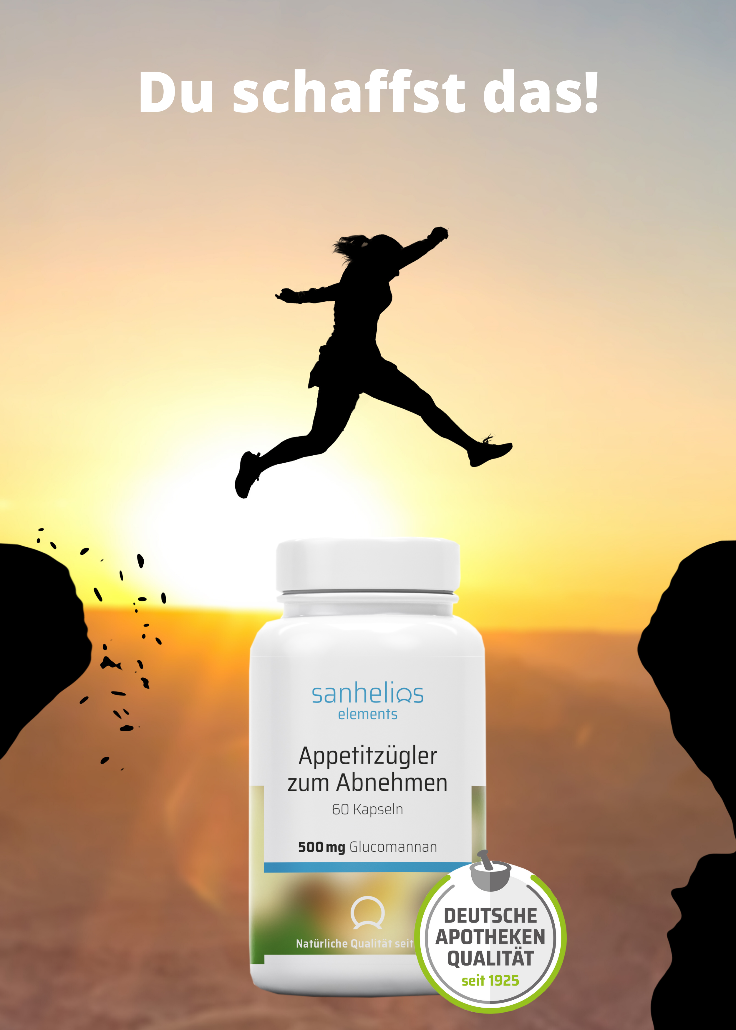 Sanhelios Appetitzügler zum Abnehmen, 60 Kapseln - Sanhelios-Shop