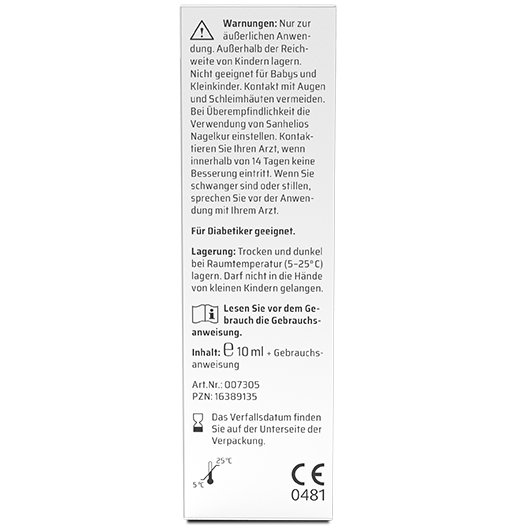 Sanhelios® Nagelkur gegen Nagelpilz, 10ml - Sanhelios-Shop