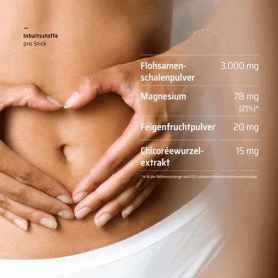 Sanhelios Flohsamen-Sticks mit Feige und Chicorée, 15 St.