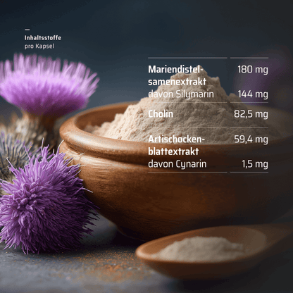 Sanhelios Silymarine Mariendistel Leber-Vital-Kapseln plus, 60 St.