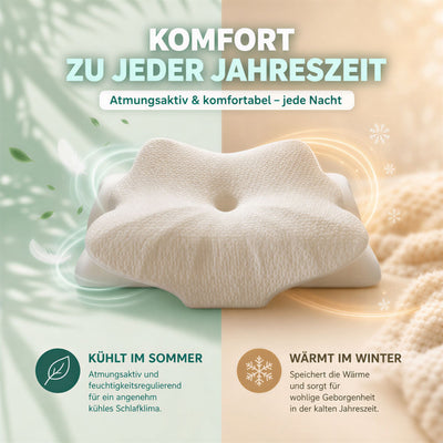 Sanhelios Ergonomisches Memory-Foam Kopf- und Nackenkissen