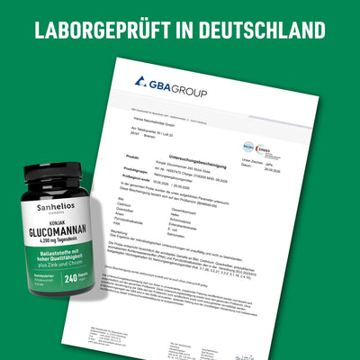 Sanhelios Konjak Glucomannan, 240 Kapseln