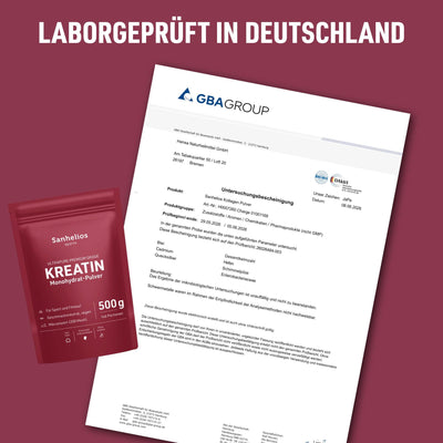 Sanhelios Kreatin Monohydrat-Pulver