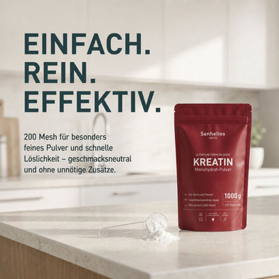 Sanhelios Kreatin Monohydrat-Pulver