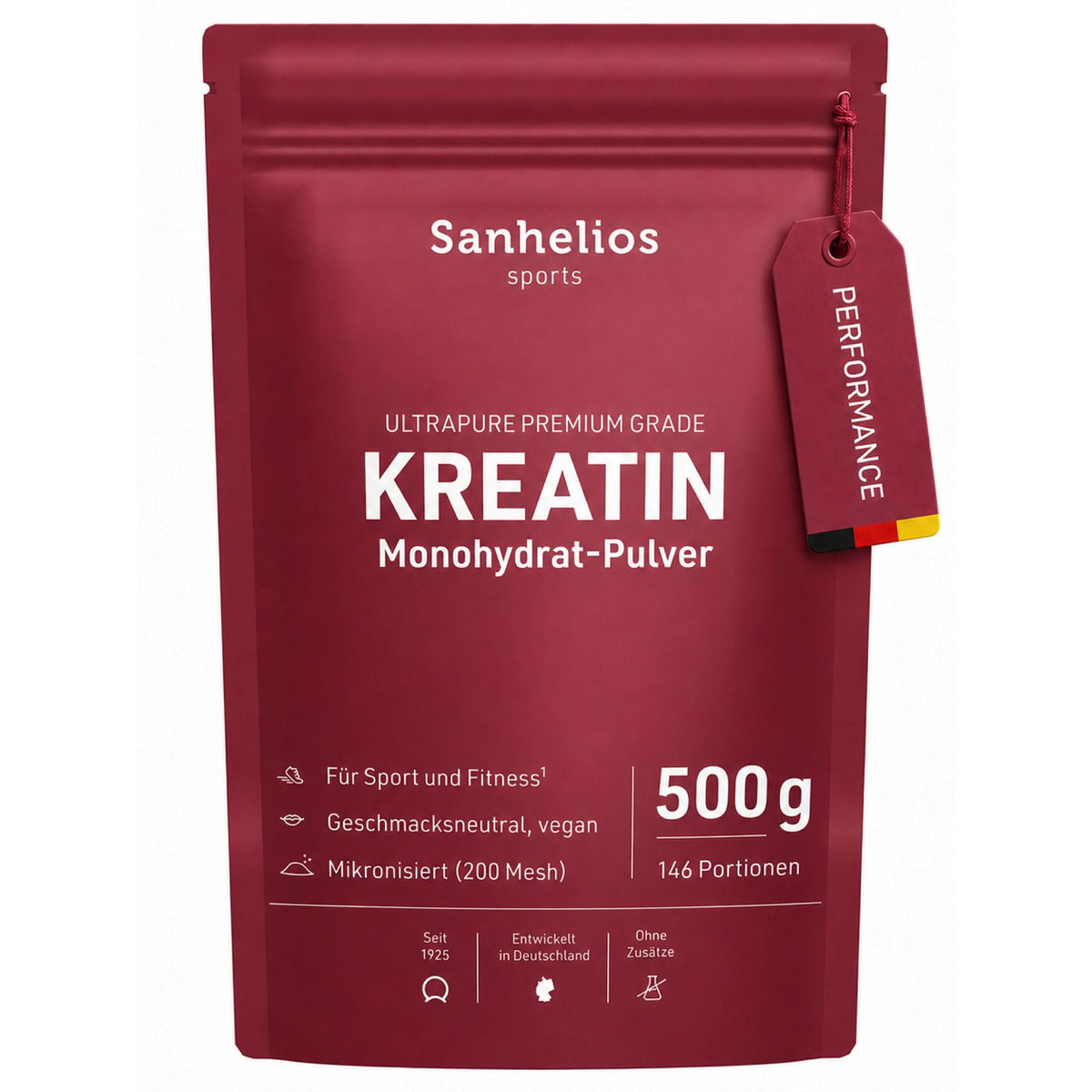 Sanhelios Kreatin Monohydrat-Pulver