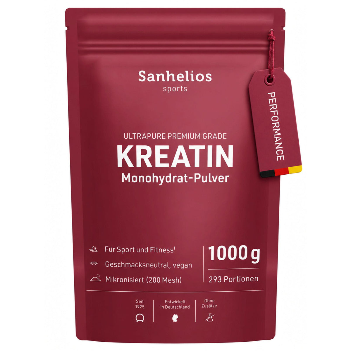 Sanhelios Kreatin Monohydrat-Pulver