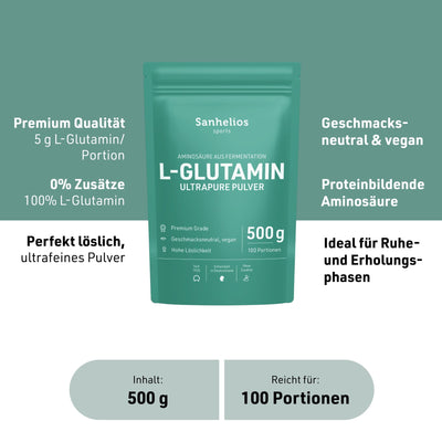 Sanhelios L-Glutamin Pulver