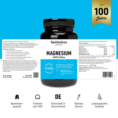 Sanhelios Magnesium-Komplex 400 mg