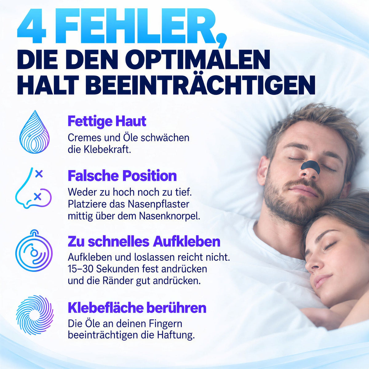 Sanhelios Nasenpflaster – Freier atmen bei Schlaf & Sport
