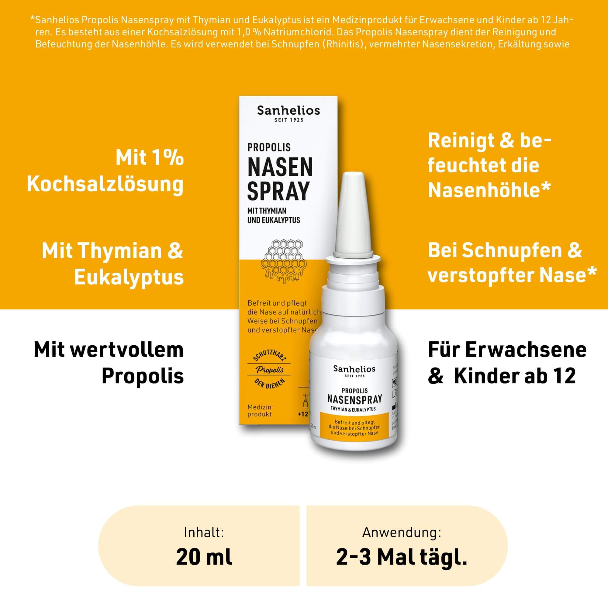 Sanhelios Propolis Nasenspray 20 ml
