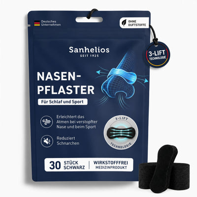 Sanhelios Nasenpflaster – Freier atmen bei Schlaf & Sport