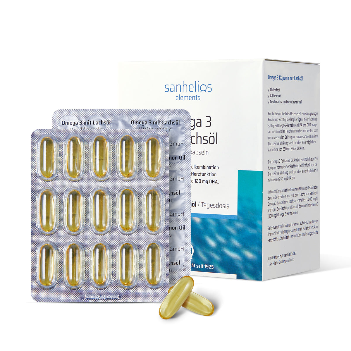 Sanhelios® OMEGA 3 1000 mg Kapseln 90 St. - Sanhelios-Shop