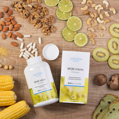 Sanhelios® MSM + Vitamin C 1600 mg Kapseln 400 St. - Sanhelios-Shop