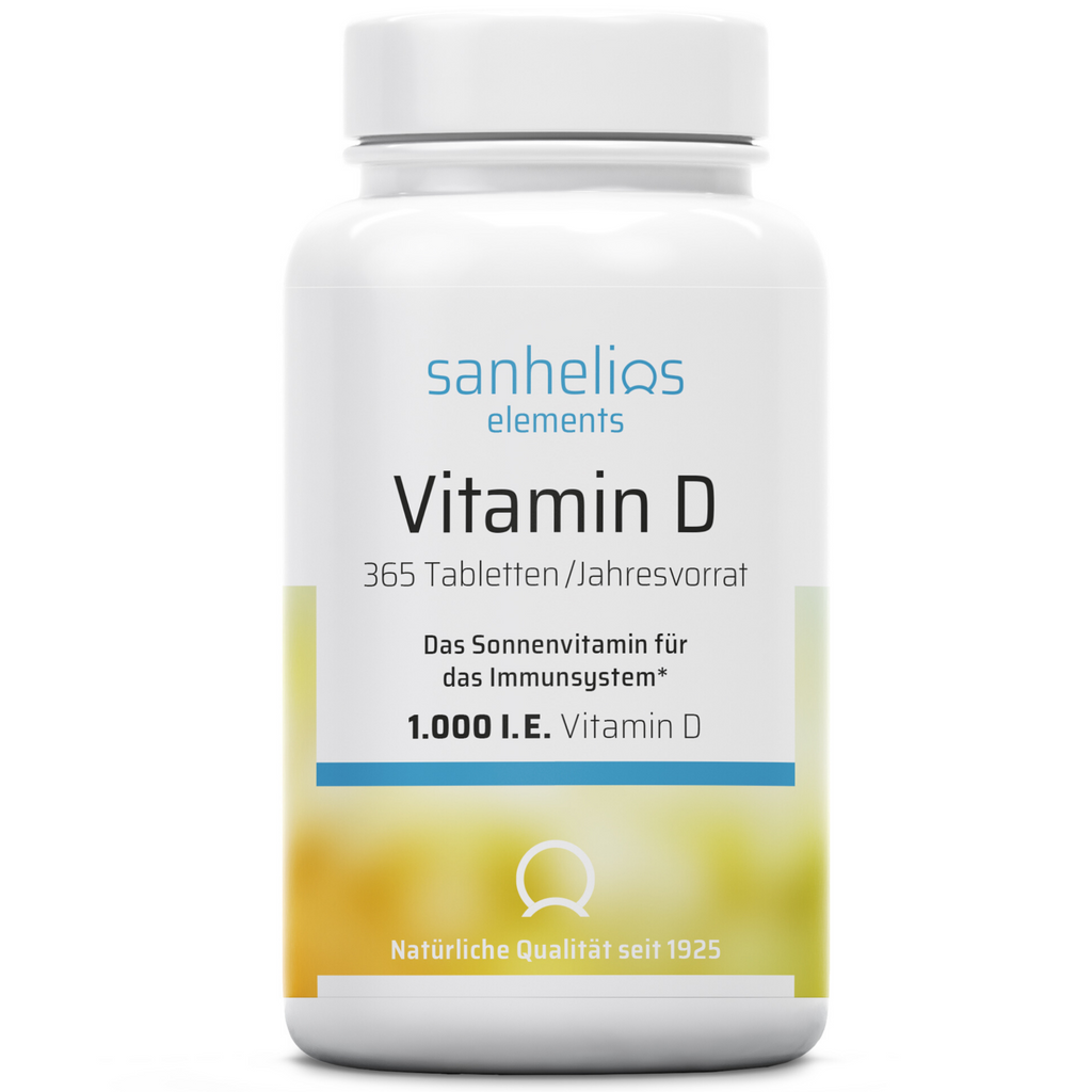 Sanhelios Sonnenvitamin - 1000 I.E. Vitamin D3, 365 St. - Sanhelios-Shop